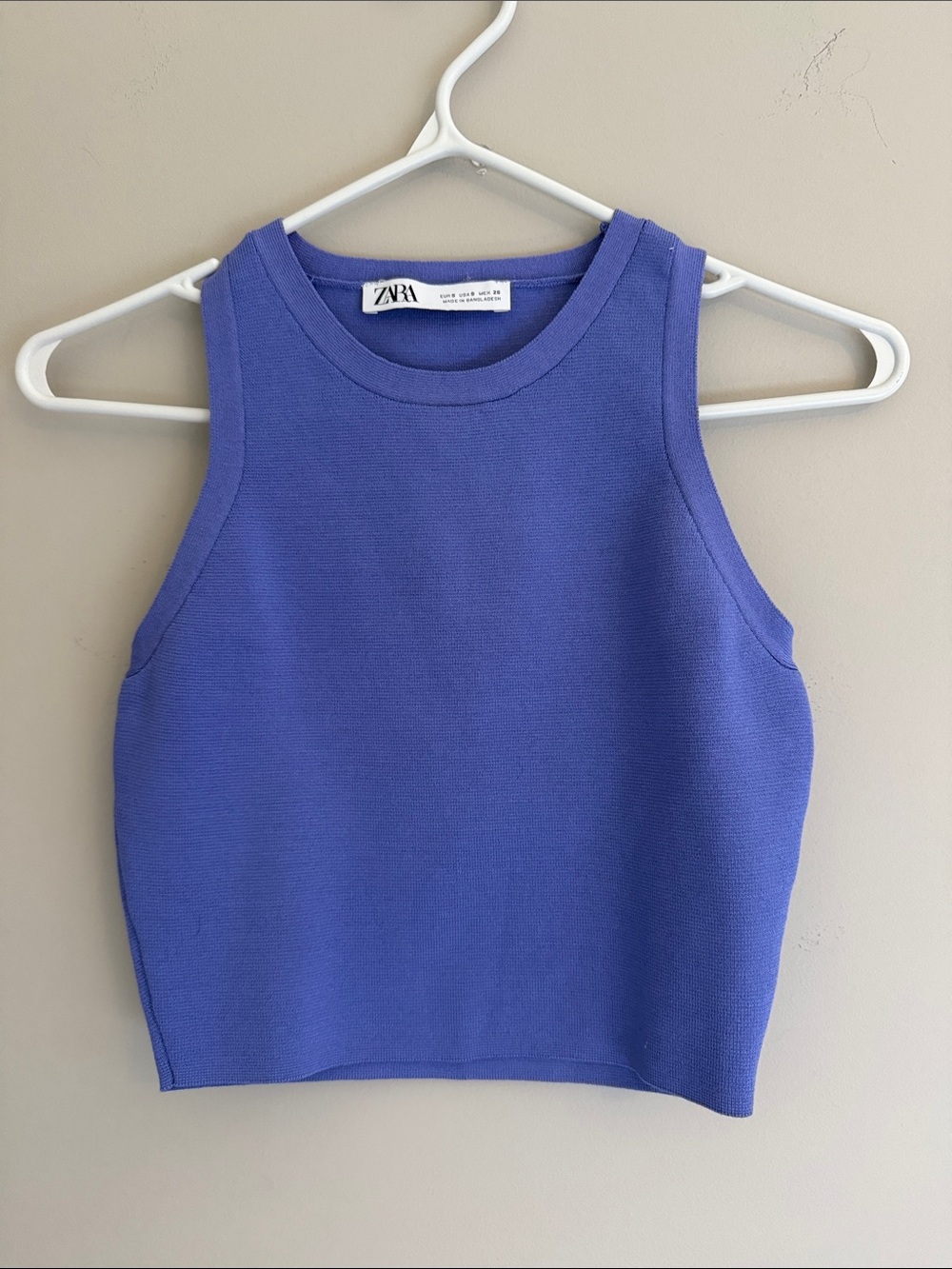 ZARA PERIWINKLE TANK TOP
